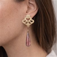 Boucles d'oreilles Rosso Prezioso Femme in Résine ER-0671